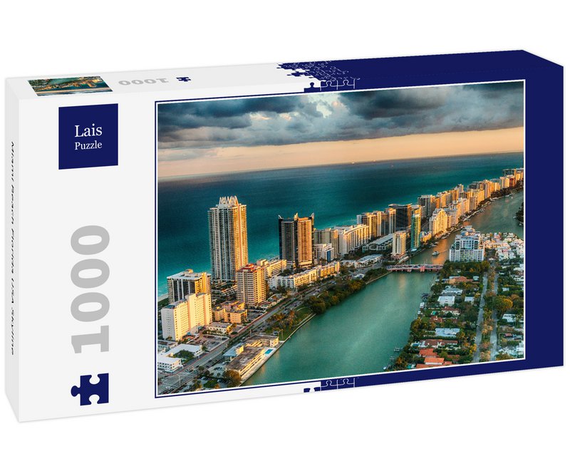 LAIS Puzzle Miami Beach Florida USA Skyline 1000 Teile