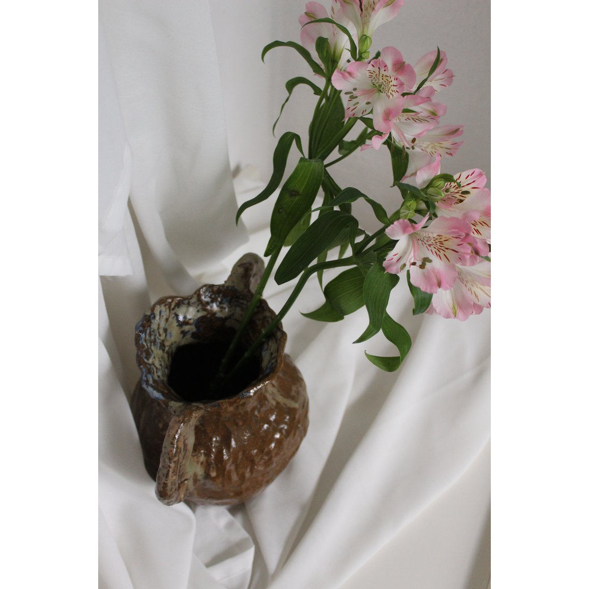Big Rustic Handmade Ceramic Vase