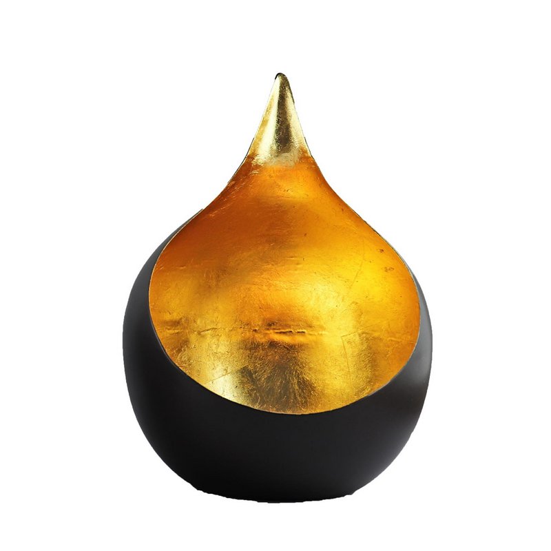 Tealight bowl Bola bronze / golden 15cm
