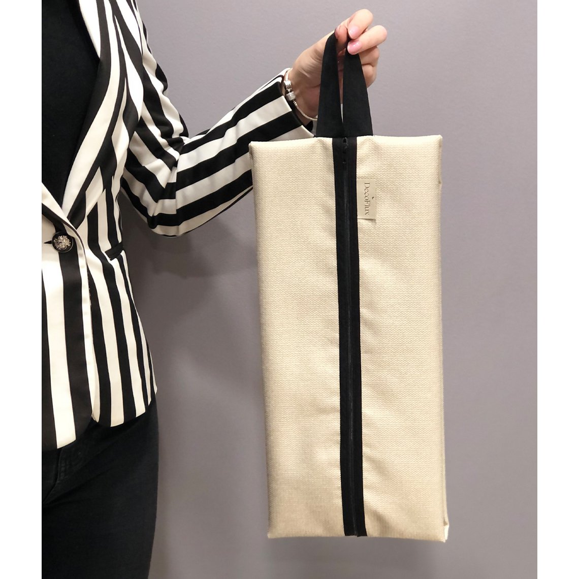 Shoe bag Almond