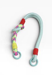 Keychain - cell phone chain - light blue white