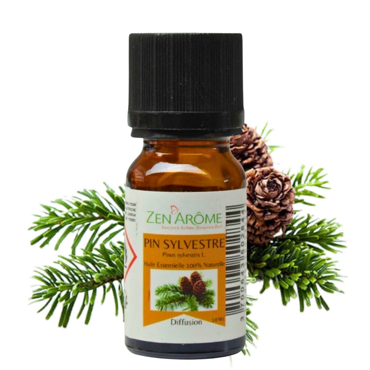 Olio essenziale - Pino silvestre - 10 ml - Uso per diffusione - Confezionato in Francia