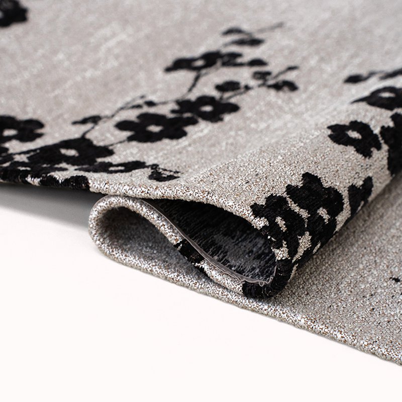 Eco Rug - Night Snow - Tæppe sort
