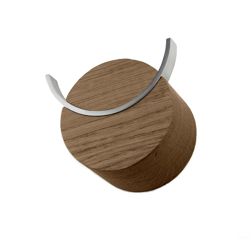 Wall hook DEER, walnut, steel