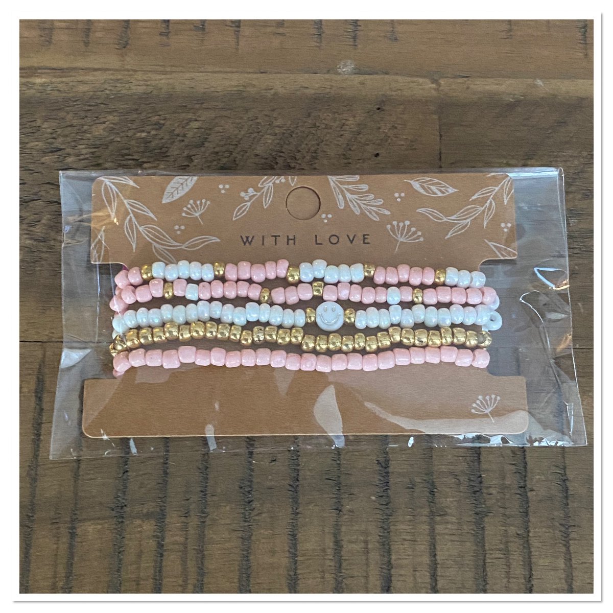 Conjunto de brazalete sonrisa