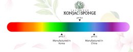 Esponja limpiadora Konjac ecológica para bebés