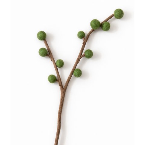 Branch balls green