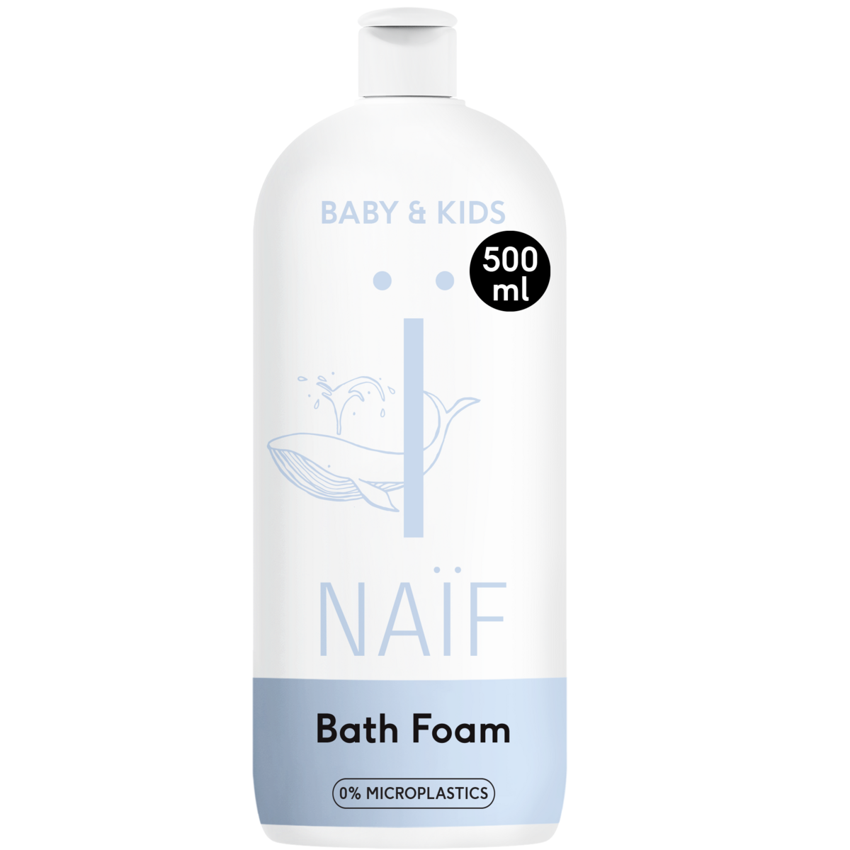 Naïf Verzorgende Badschuim voor Baby & Kids 500ml