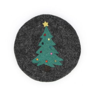 Coasters CHRISTMAS TREE, felt