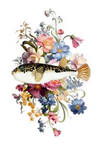 Sustainable map - Floral Fish