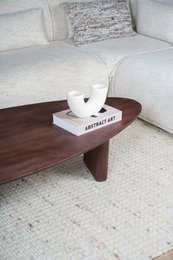 Coffee table Rudo 135 x 75 cm - Espresso Mango wood