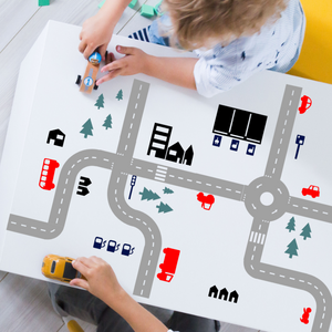 Sticky Roads play stickers discount set gray color