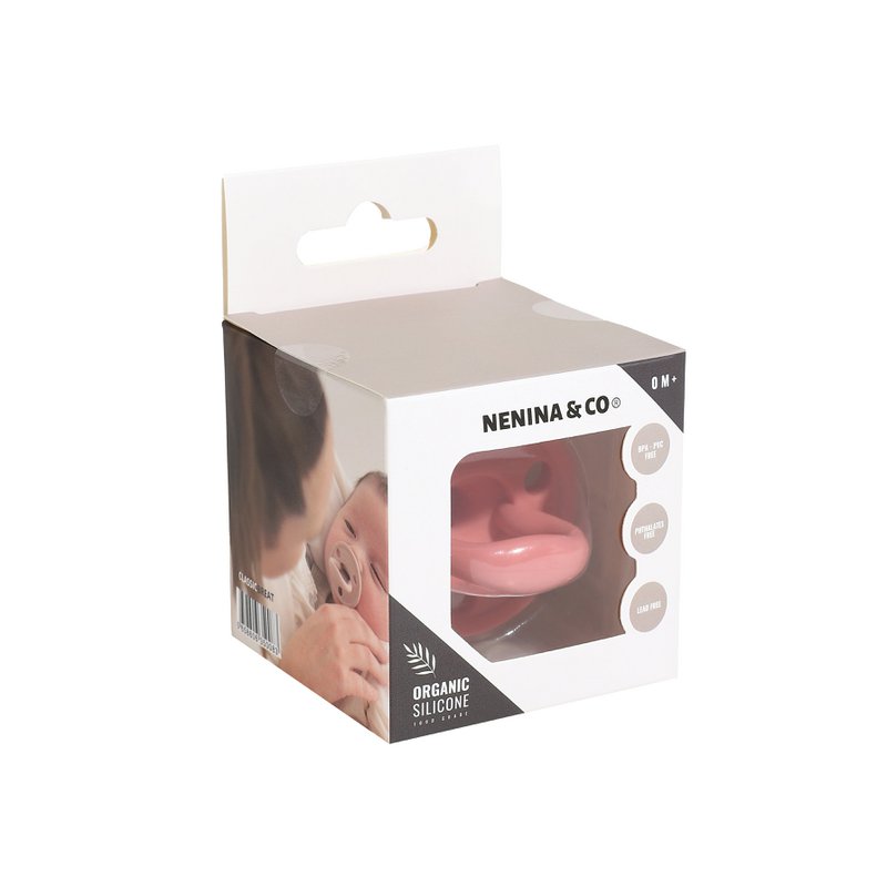 CLASSIC Pacifier By Nenina & Co Pink