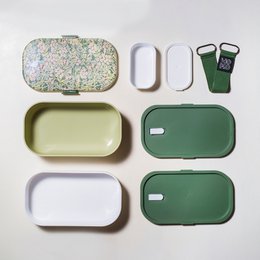 Combo Lunchbox + 1 izolowana butelka 500ml - Jaśmin -