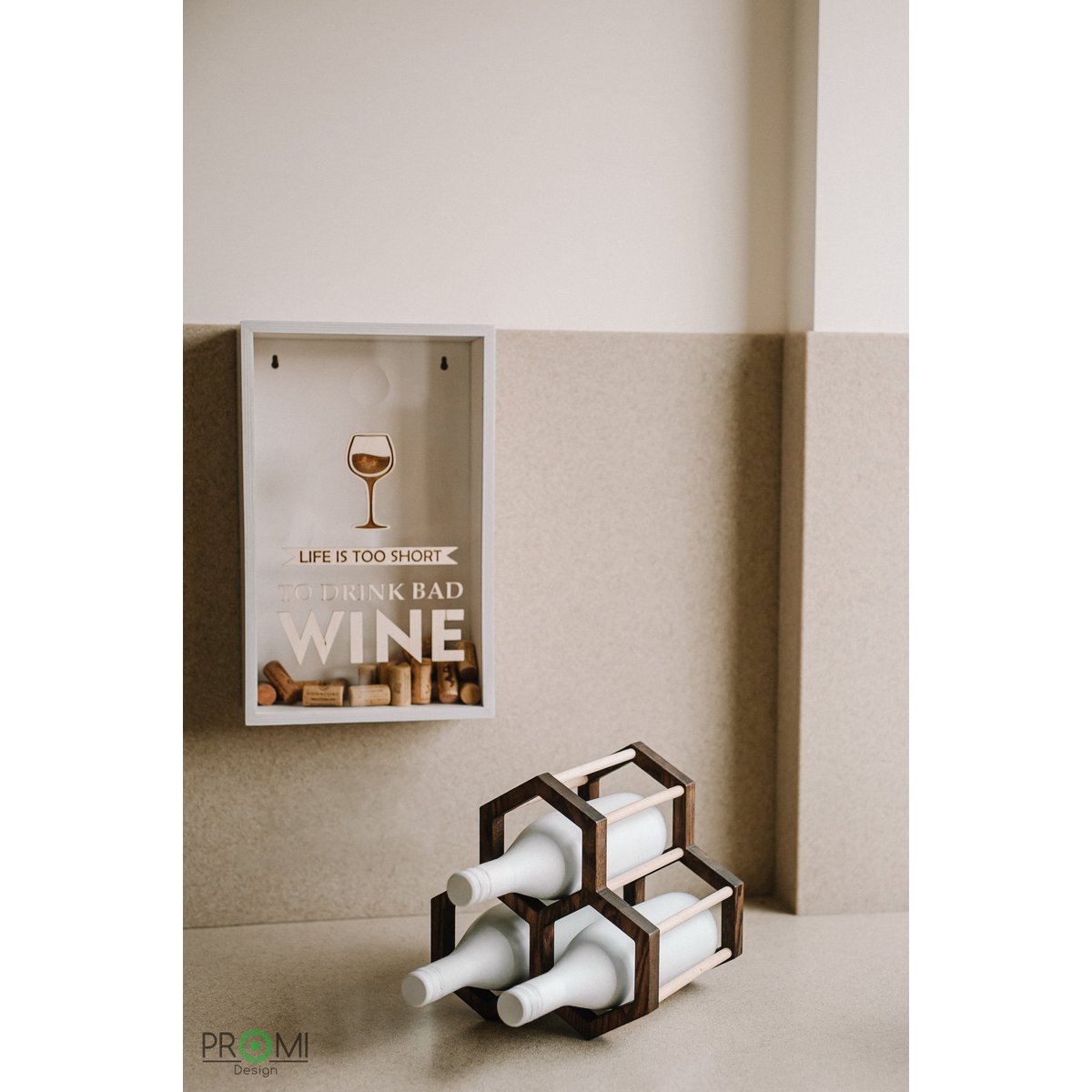 Wine rack, Wooden wine rack