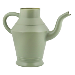 Annaffiatoio vintage in plastica - ↑ 22 cm - Bianco - Blu - Verde