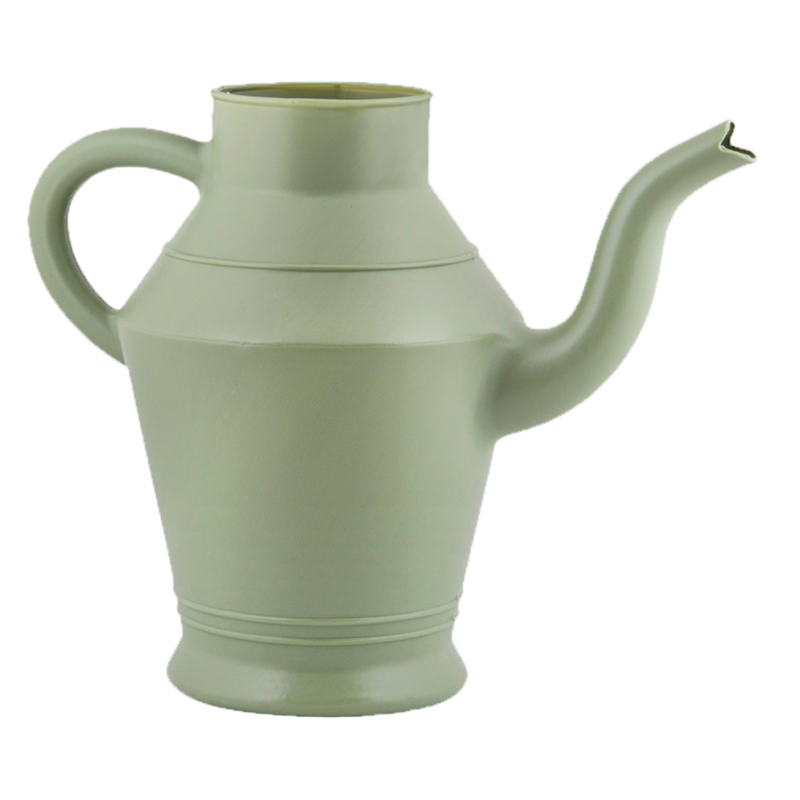 Annaffiatoio vintage in plastica - ↑ 22 cm - Bianco - Blu - Verde