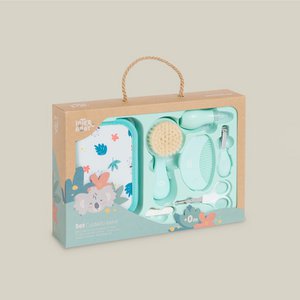 TOILET BAG (COMB+BRUSH+SCISSORS) - MOD. KOALA - GREEN