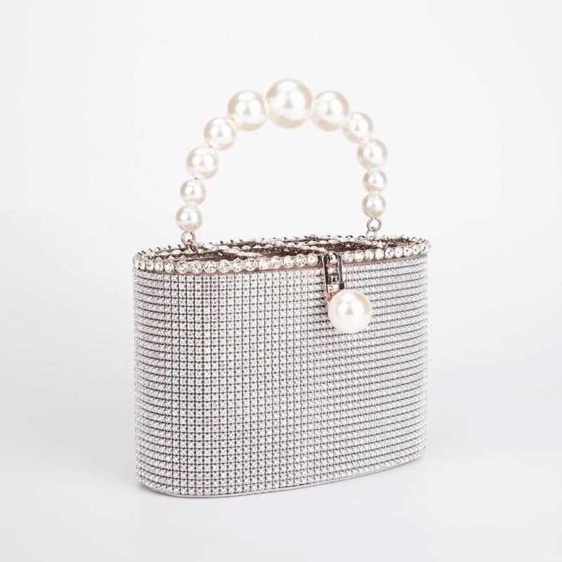 Frau Latoya Gold Kronleuchter Abendtasche