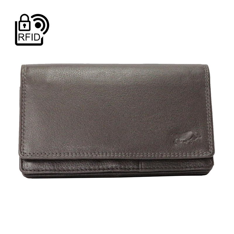 Cartera Mujer Piel Vaqueta - RFID Antideslizante - Cartera Mujer Ideal