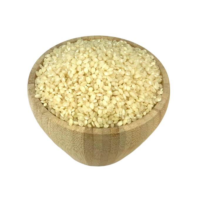 Organic Round White Rice in Bulk