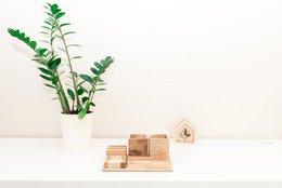 Schreibtisch-Organizer aus Holz, Schreibtisch-Organizer aus Holz
