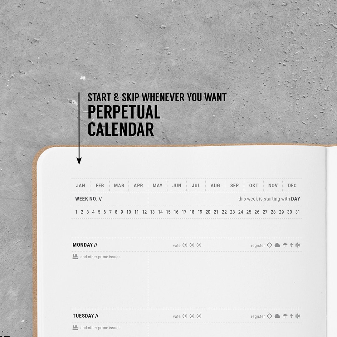 Wekelijks Planner Briefpapier Notitieboek