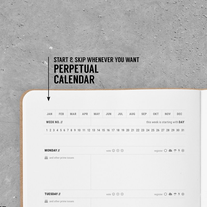 Cuaderno de papelería planificador semanal