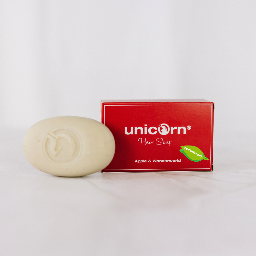 unicorn® æble hårsæbe med Goethe planteekstrakt