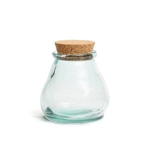 The Belly Glass Pot - Blue - M