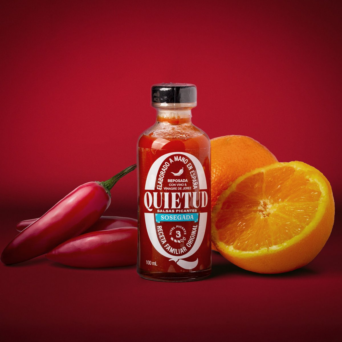 Beruhigende Sauce, 100-ml-Flasche.