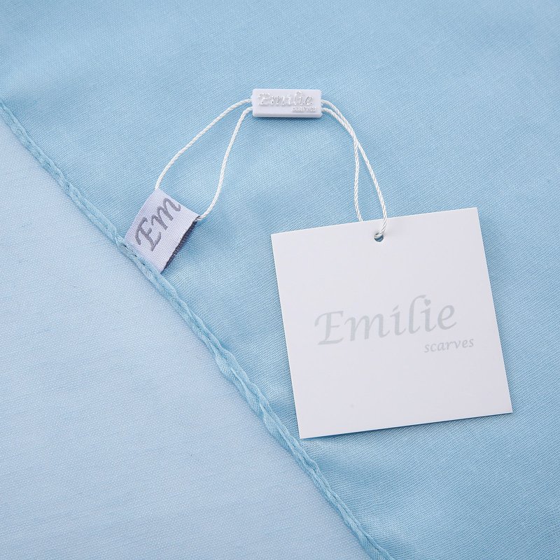 Basic scarf light blue
