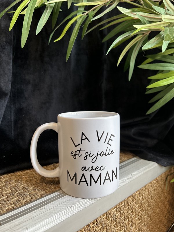 Ceramic mug Maman collection