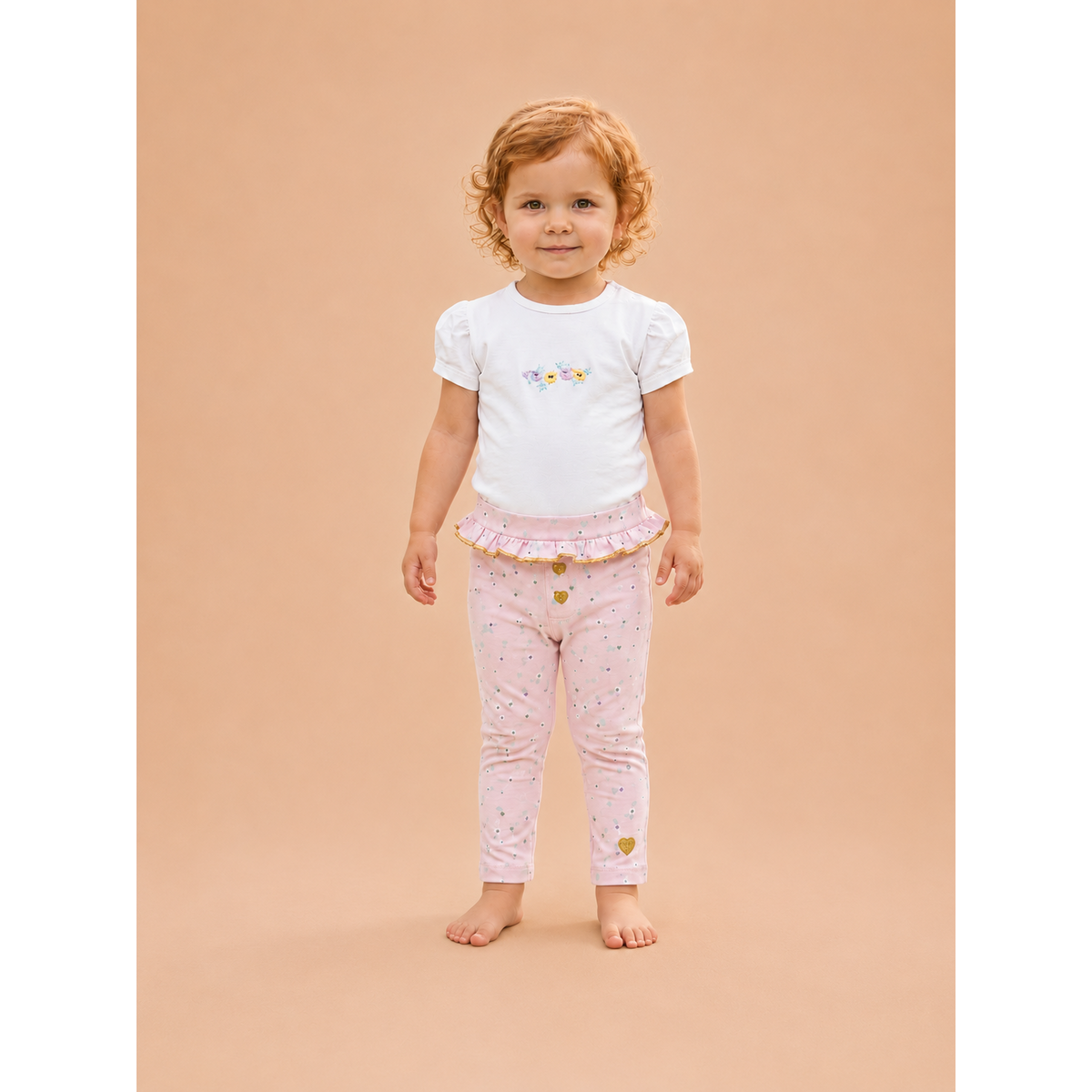 Little Chiq Baby legging Blushing Roze
