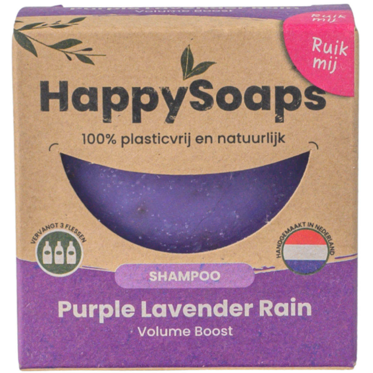 Szampon w kostce - Purple Lavender Rain - Zwiększenie objętości