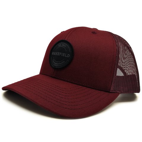 Trucker Cap Bordeaux Rot