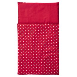Van Dijk Toys Comforter - Rød med hvide prikker