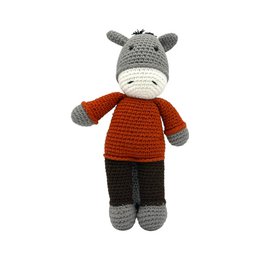 Handgemachtes Kuscheltier - Esel