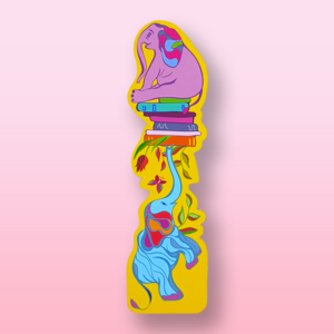 Die Cut Elephants Bookmark