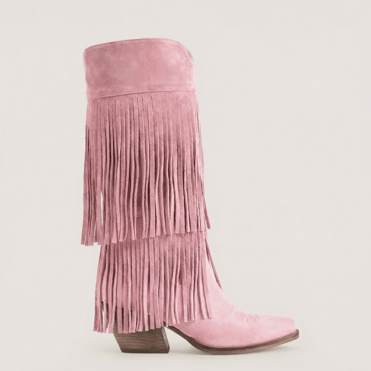 Fryda Pink Texan støvler