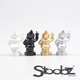 Stoobz Design Kabouter F*ck You Set 4 stuks | Warme kleurenmix