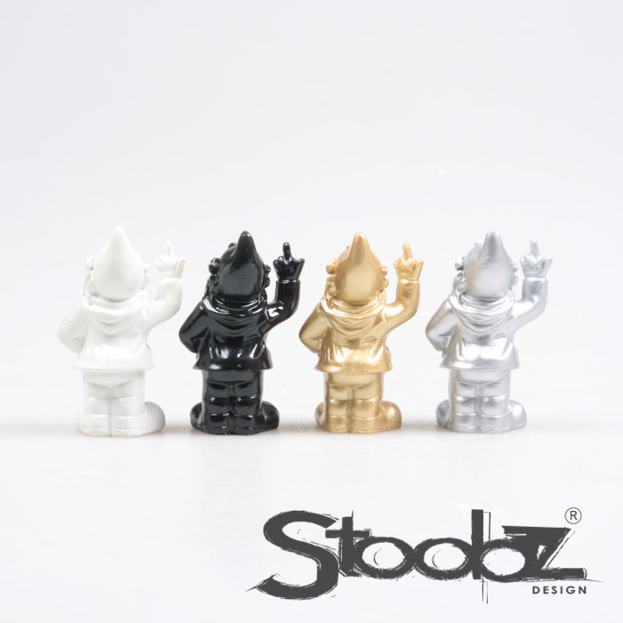 Stoobz Design Kabouter F*ck You Set 4 stuks | Warme kleurenmix