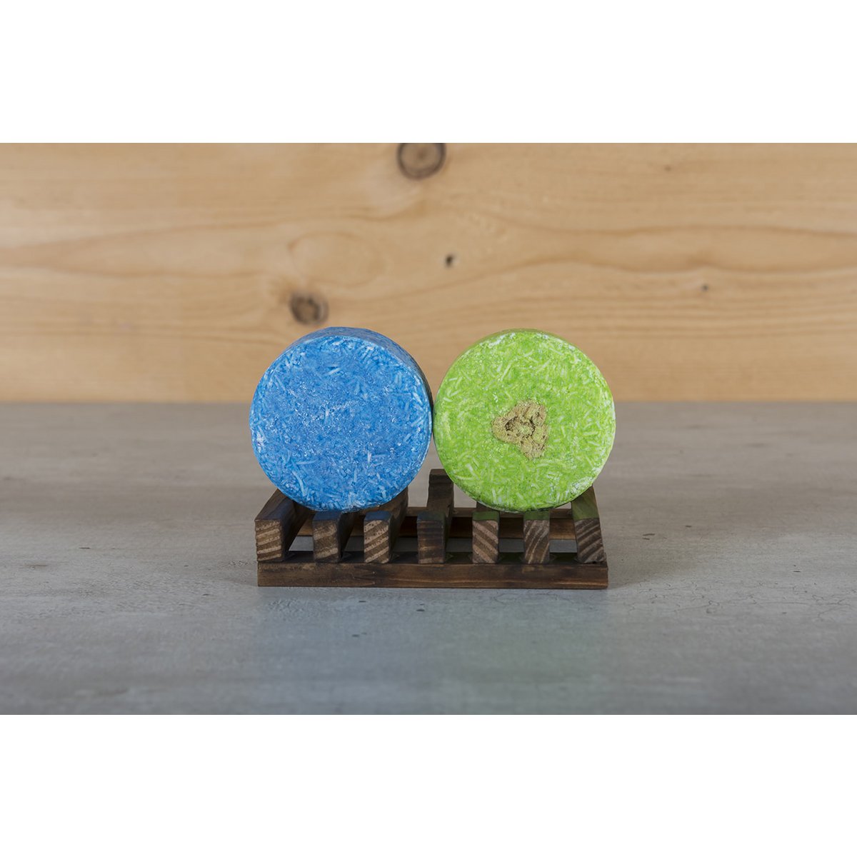 Shampoo Bar - Soap Holder made of Dark Wood
