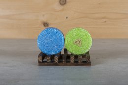 Shampoo Bar - Soap Holder made of Dark Wood