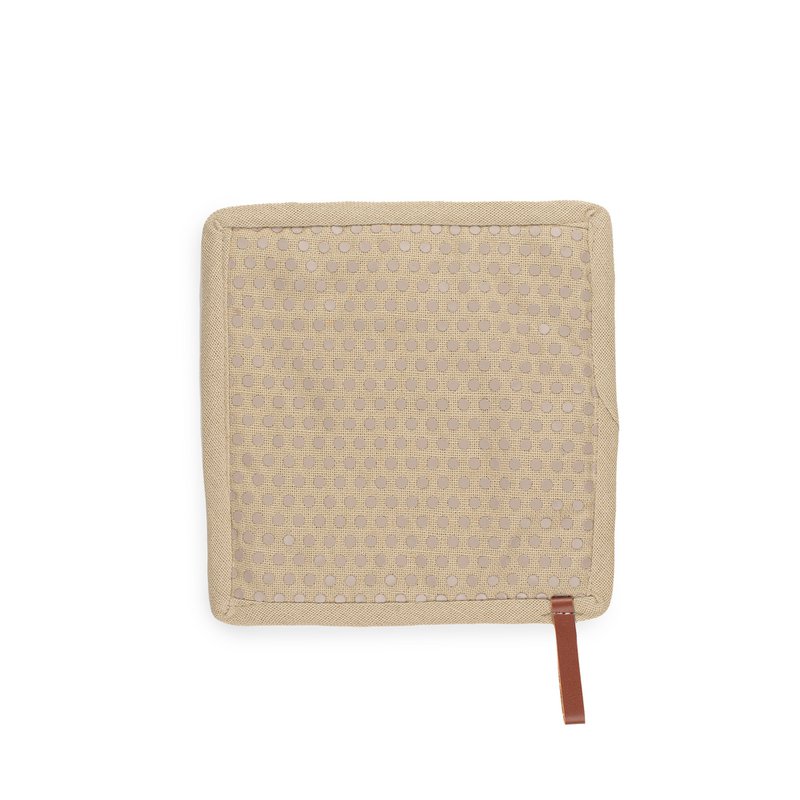 CH&F Grydeholder med Lomme | Silikone prikker |  20x20 cm
