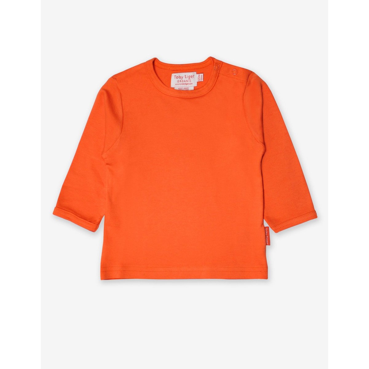 Bio-cotton children shirt long arm in orange