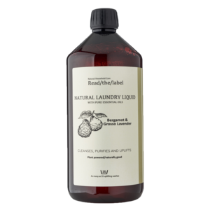 Natural Laundry Liquid- Bergamot & Grosso Lavender 1000ml