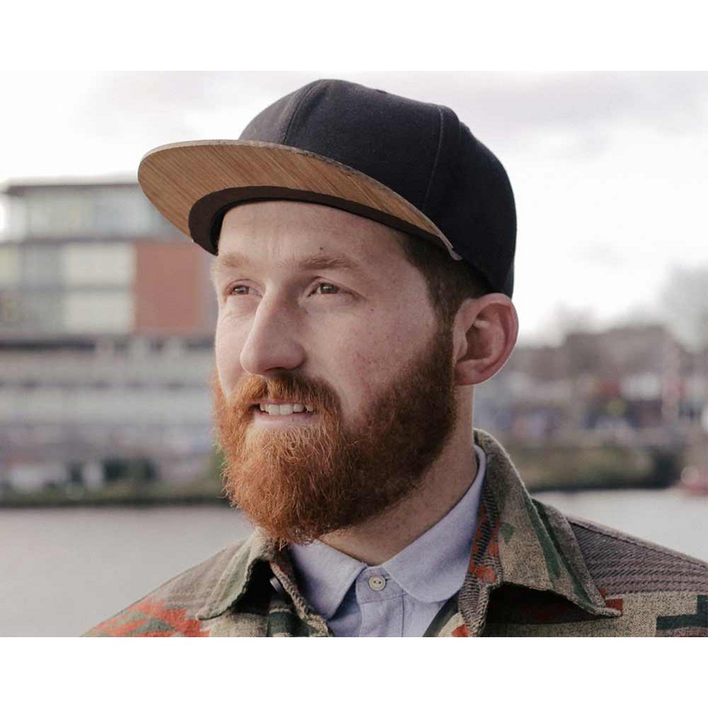 Cap with Wooden Brim