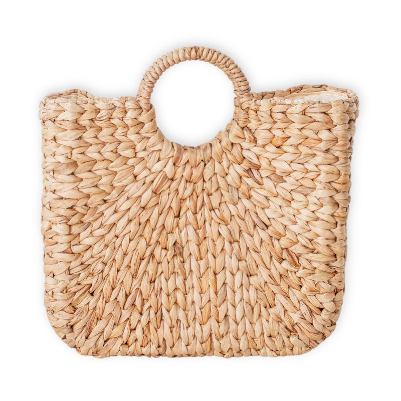 Borsa estiva in tessuto | Borsa Shopping SAMBAS realizzata in Giacinto d'Acqua