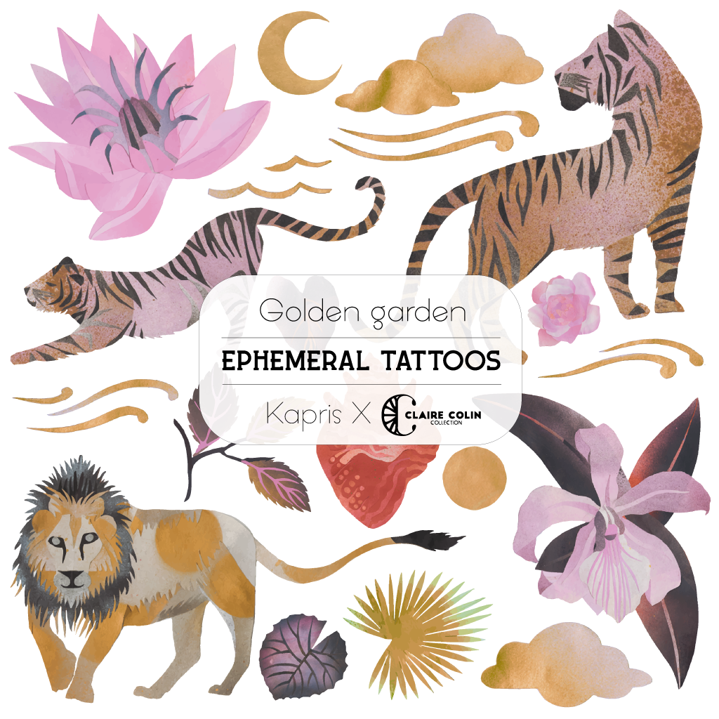 Gouden Tuin - Tijdelijke tatoeages